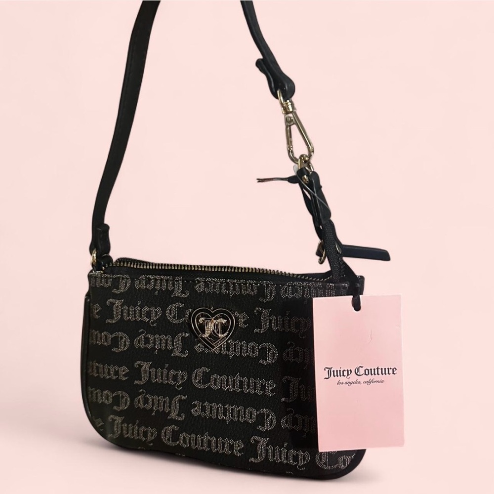 Juicy Couture Black Mini Wristlet